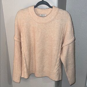 Madewell Cable Knit Sweater Women’s Size L